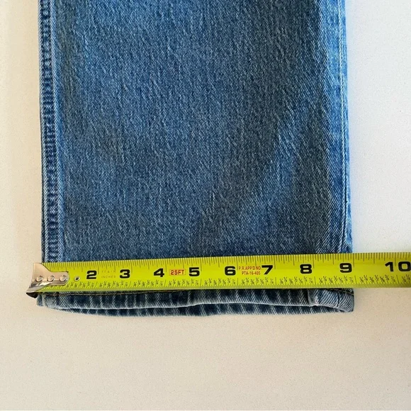 Abercrombie Curve Love High Rise 90s Relaxed Jeans Medium Wash 27 Long - Picture 11 of 14